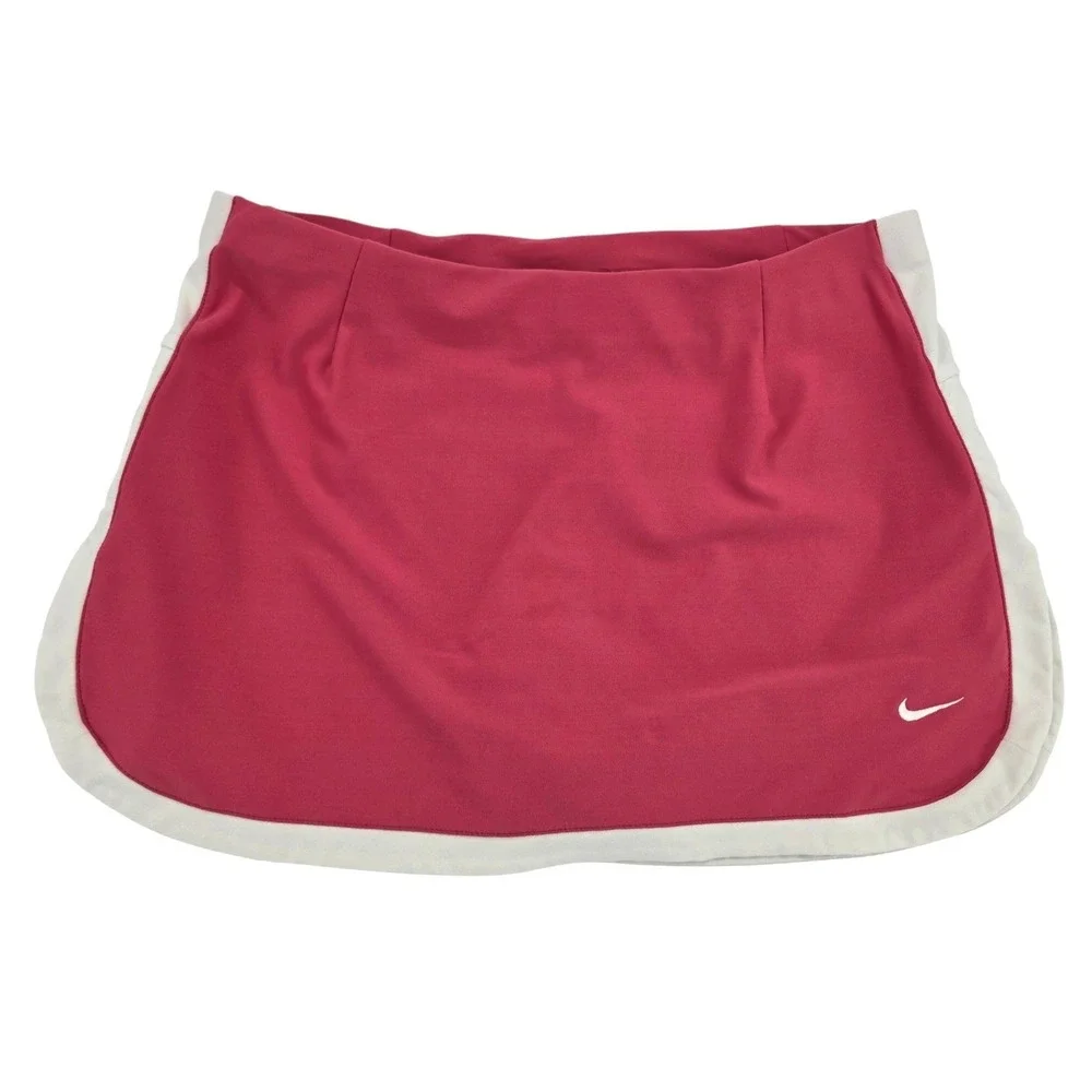 Nike Dri-FIT Pink Athletic Tennis Golf Skort Skirt Built In Shorts Small